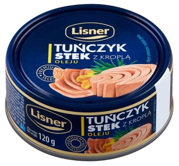 LISNER Tunczyk stek z kropla oleju. 83,25 zl/kg