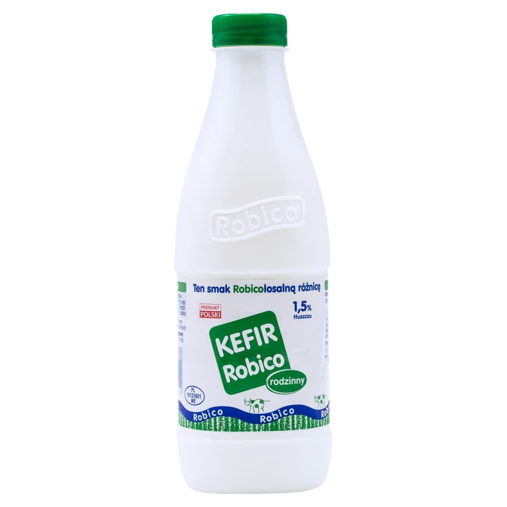 ROBICO Kefir tradycyjny 1,5%. 7,54 zl/kg