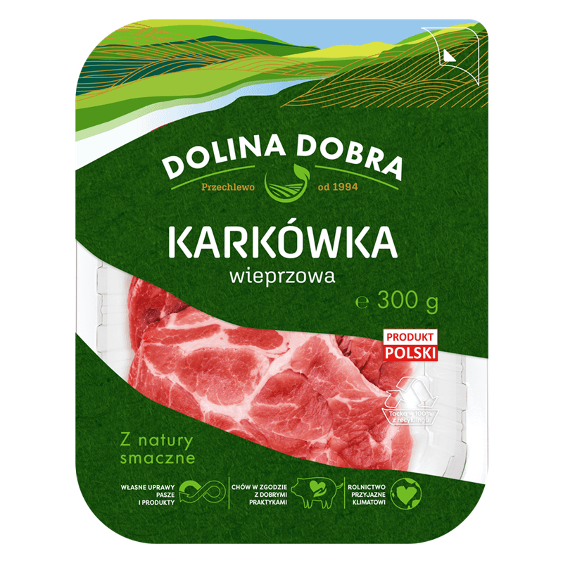DOLINA DOBRA Karkowka wieprzowa. 45,63 zl/kg