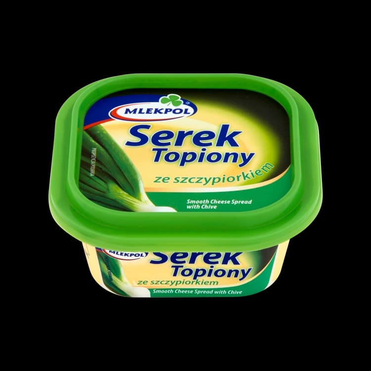 MLEKPOL Serek topiony ze szczypiorkiem. 39,90 zl/kg