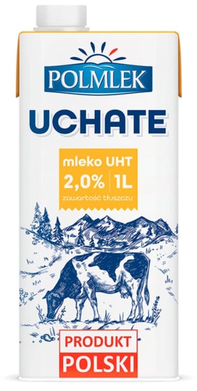 POLMLEK Mleko UHT 2%. 3,19 zl/l
