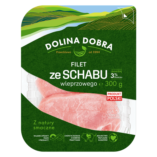 DOLINA DOBRA Filet ze schabu wieprzowego. 43,30 zl/kg