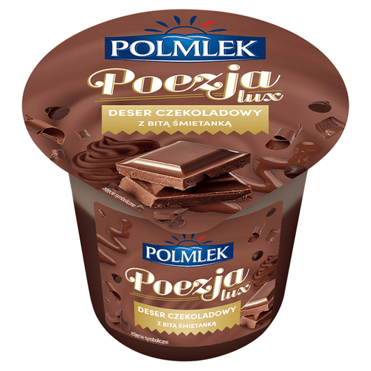 POLMLEK Deser czekoladowy z bita smietanka. 16,06 zl/kg