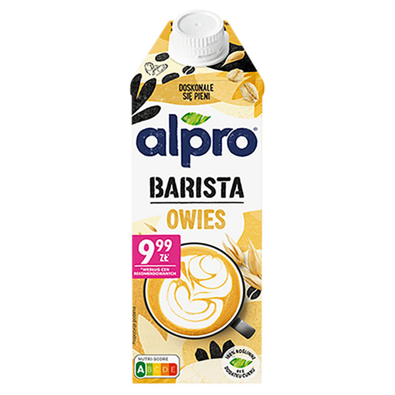 ALPRO BARISTA Napoj owsiany. 11,32 zl/l