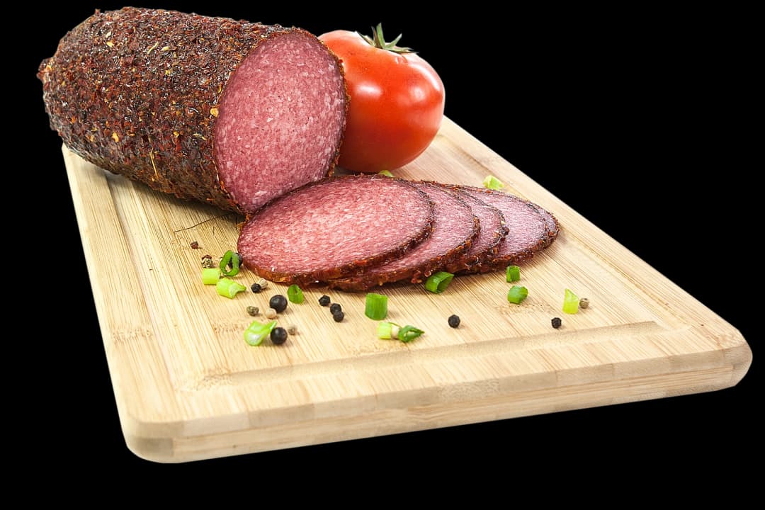 WIERZEJKI Salami z papryka w plastrach. 78,18 zl/kg