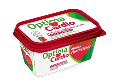 OPTIMA CARDIO Margaryna roslinna z dodatkiem steroli roslinnych. 55,07 zl/kg
