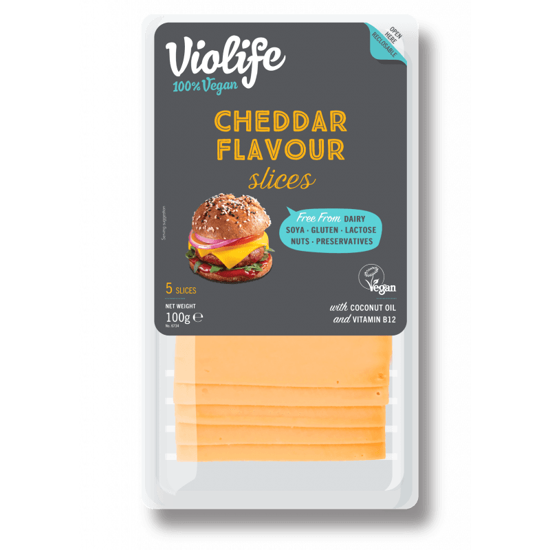 VIOLIFE Weganski ser Cheddar plastry. 65,90 zl/kg