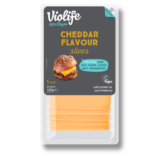 VIOLIFE Weganski ser Cheddar plastry. 65,90 zl/kg