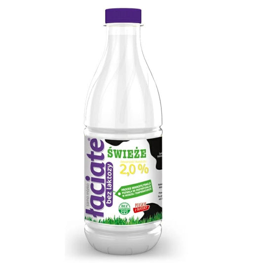 LACIATE Mleko swieze 2% bez laktozy. 5,99 zl/l