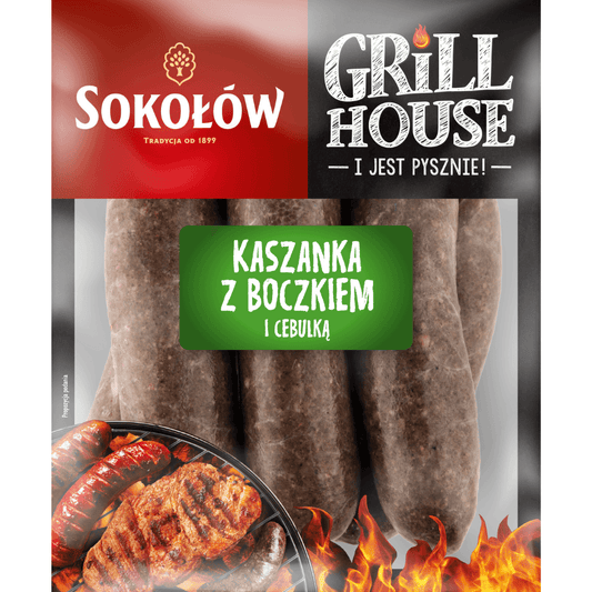 SOKOLOW Kaszanka grillowa z boczkiem. 22,65 zl/kg