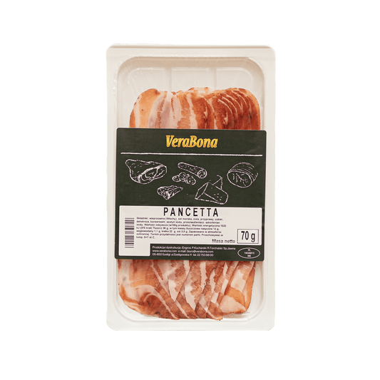 VERABONA Pancetta Bianca plastry. 127,00 zl/kg