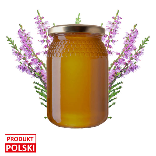 Miod wrzosowy. 59,00 zl/sloik